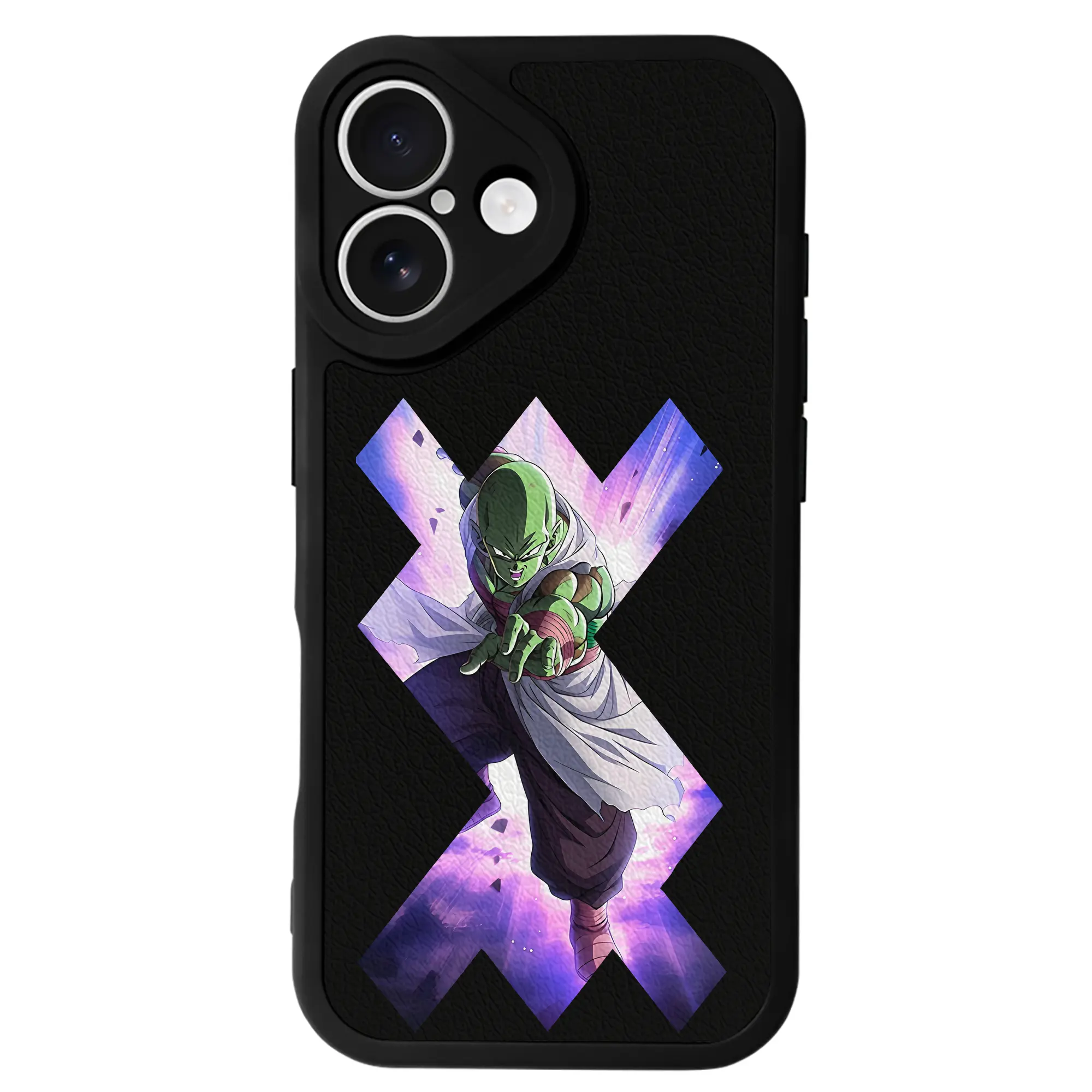 ドラゴンボール グッズ ピッコロ - IPhone 16シリーズ対応 ・ シリコンスマホケース ・ レザー調 ・ 高精度フィット ・ 耐衝撃 ・ ワイヤレス充電対応 ・ 精密カット